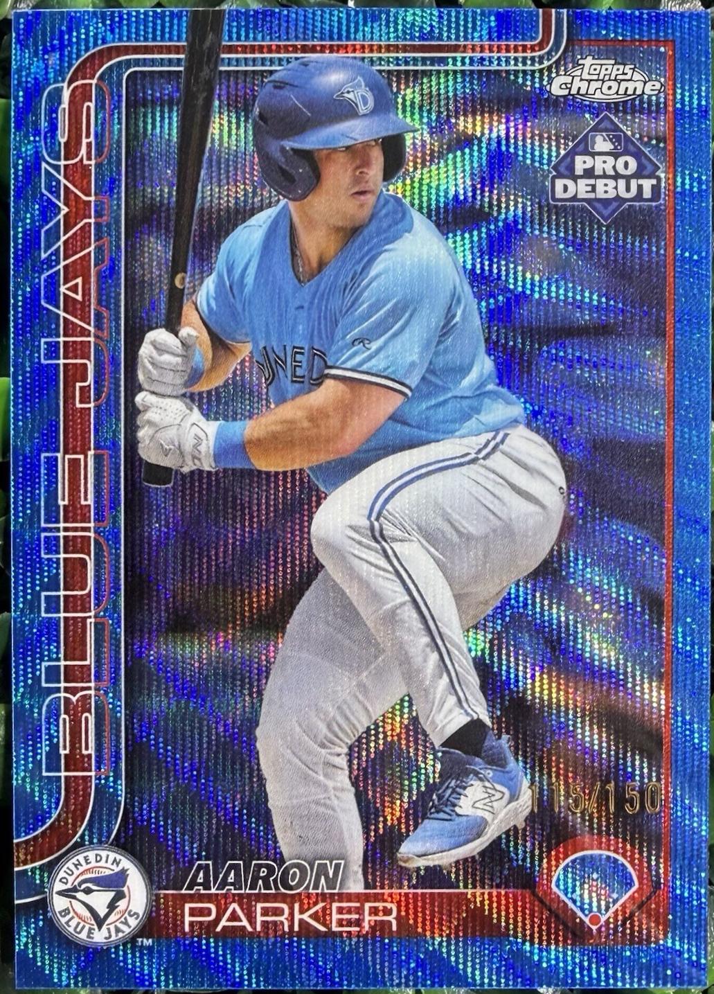 Aaron Parker [Blue Wave Refractor] #PDC-21