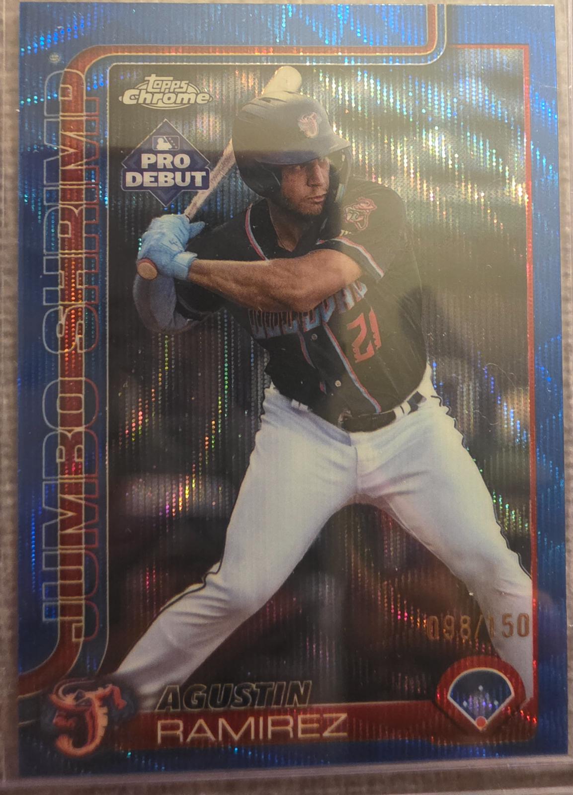 Agustin Ramirez [Blue Wave Refractor] #PDC-44
