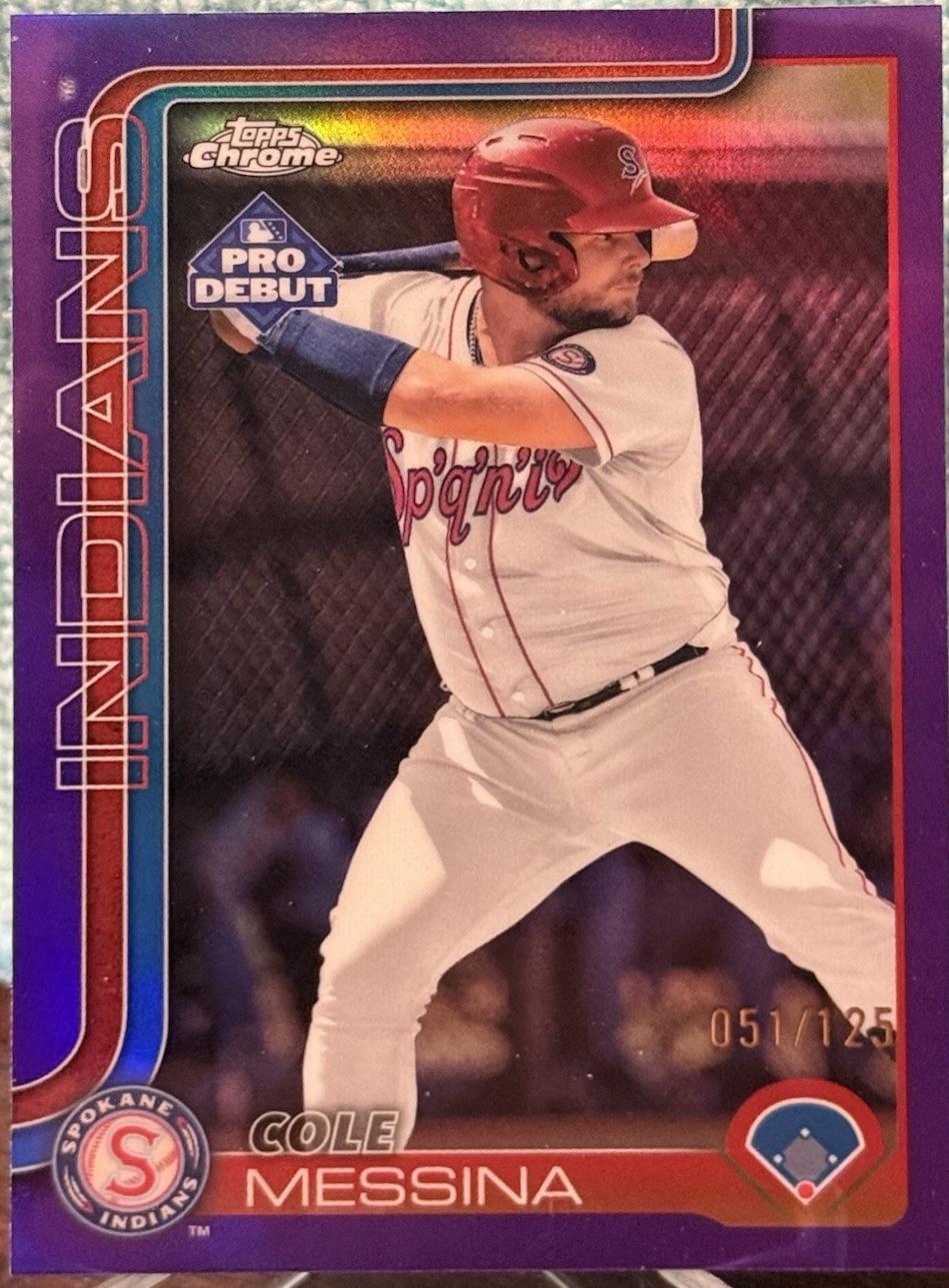 Cole Messina [Purple Refractor] #PDC-176