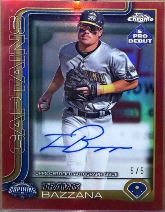 Travis Bazzana [Red Refractor] #PDC-100