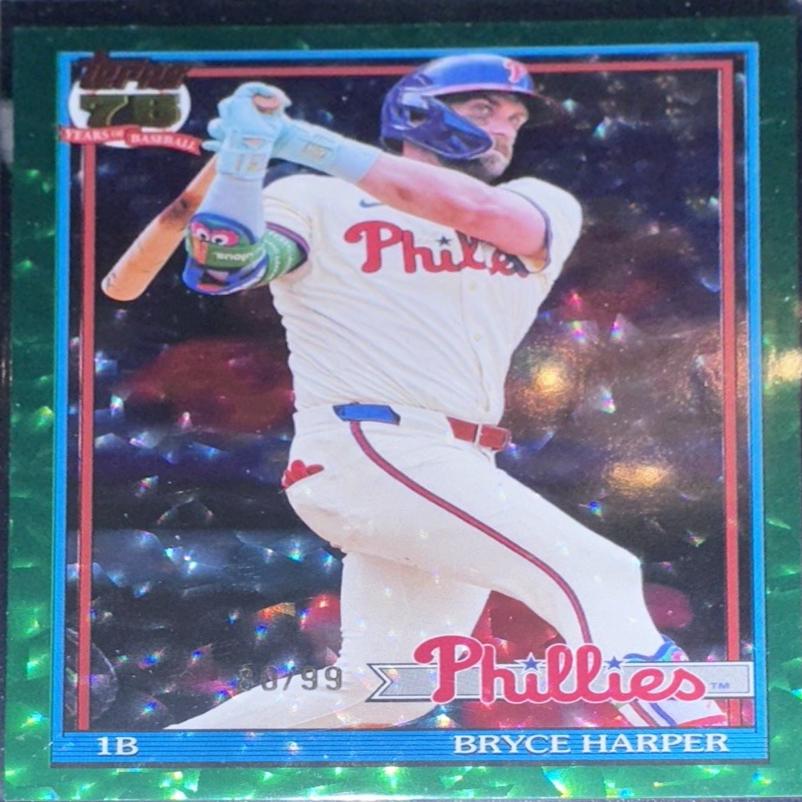 Bryce Harper [Green Crackleboard Foil] #T91-60