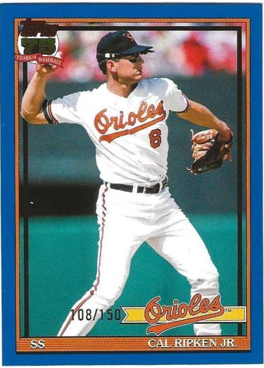 Cal Ripken Jr. [Blue] #T91-87