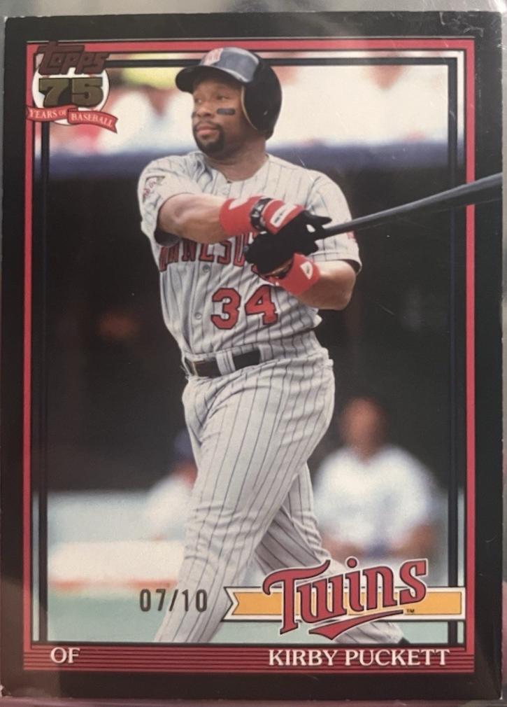 Kirby Puckett [Black] #T91-94