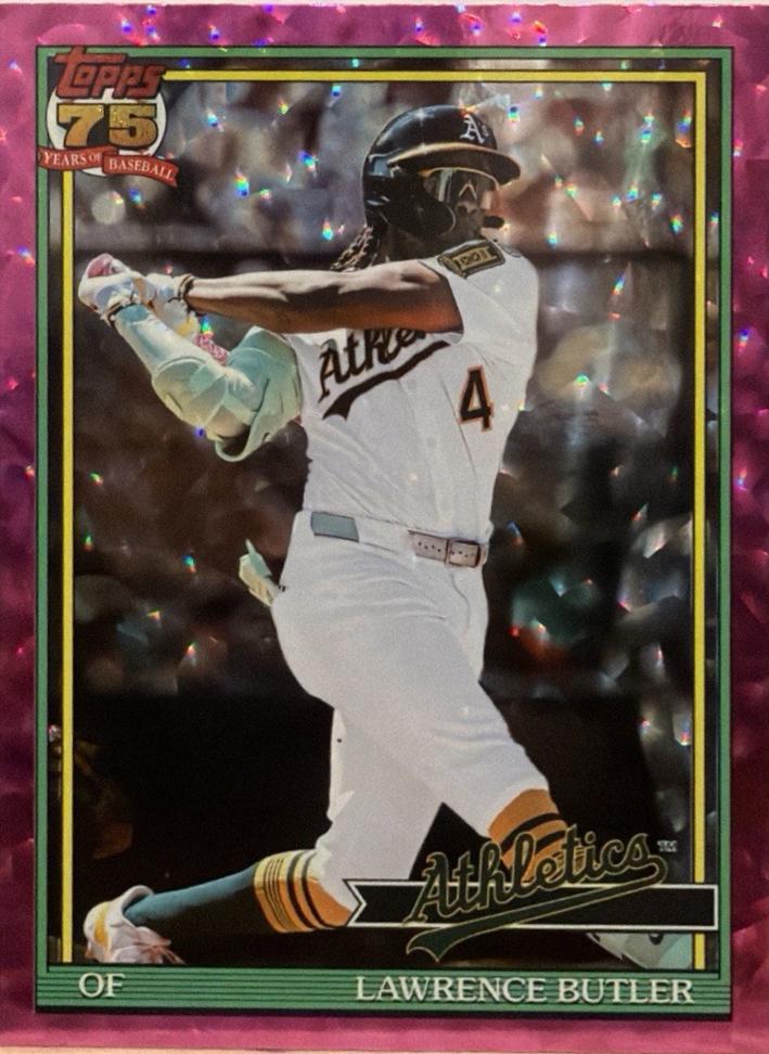 Lawrence Butler [Pink Crackleboard Foil] #T91-85