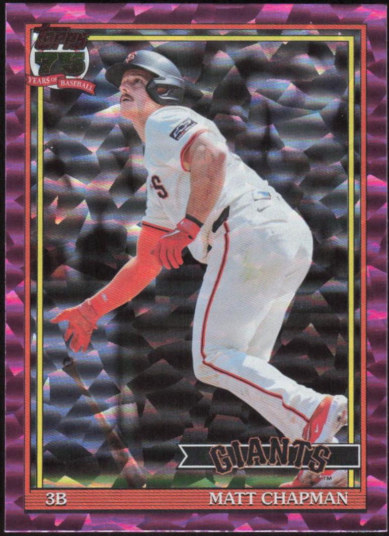 Matt Chapman [Pink Crackleboard Foil] #T91-80