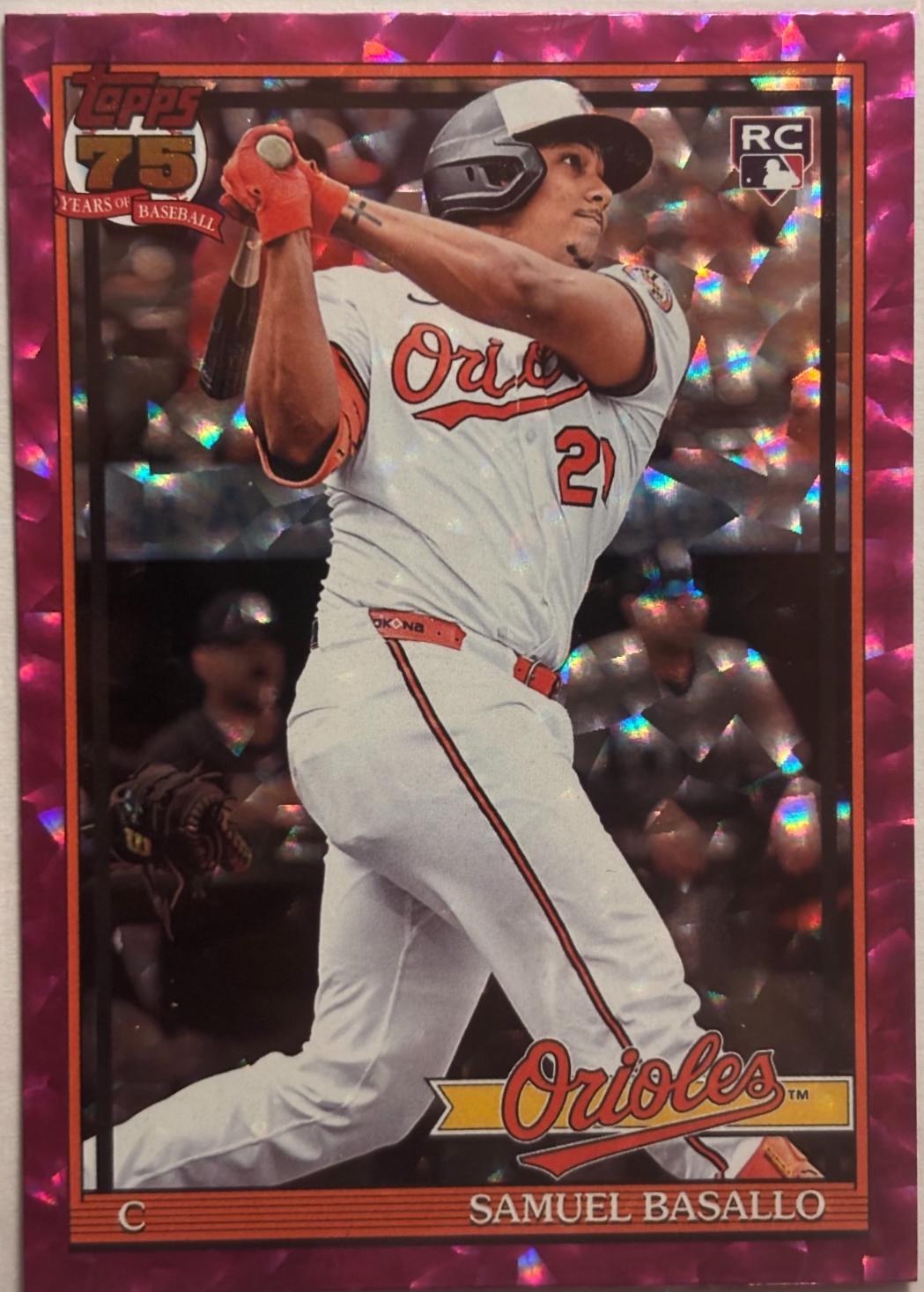 Samuel Basallo [Pink Crackleboard Foil] #T91-20