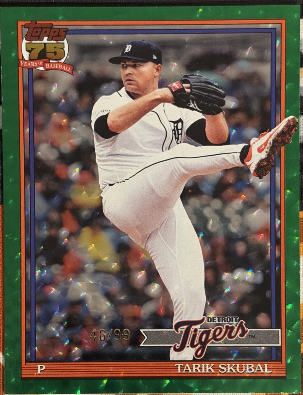 Tarik Skubal [Green Crackleboard Foil] #T91-79