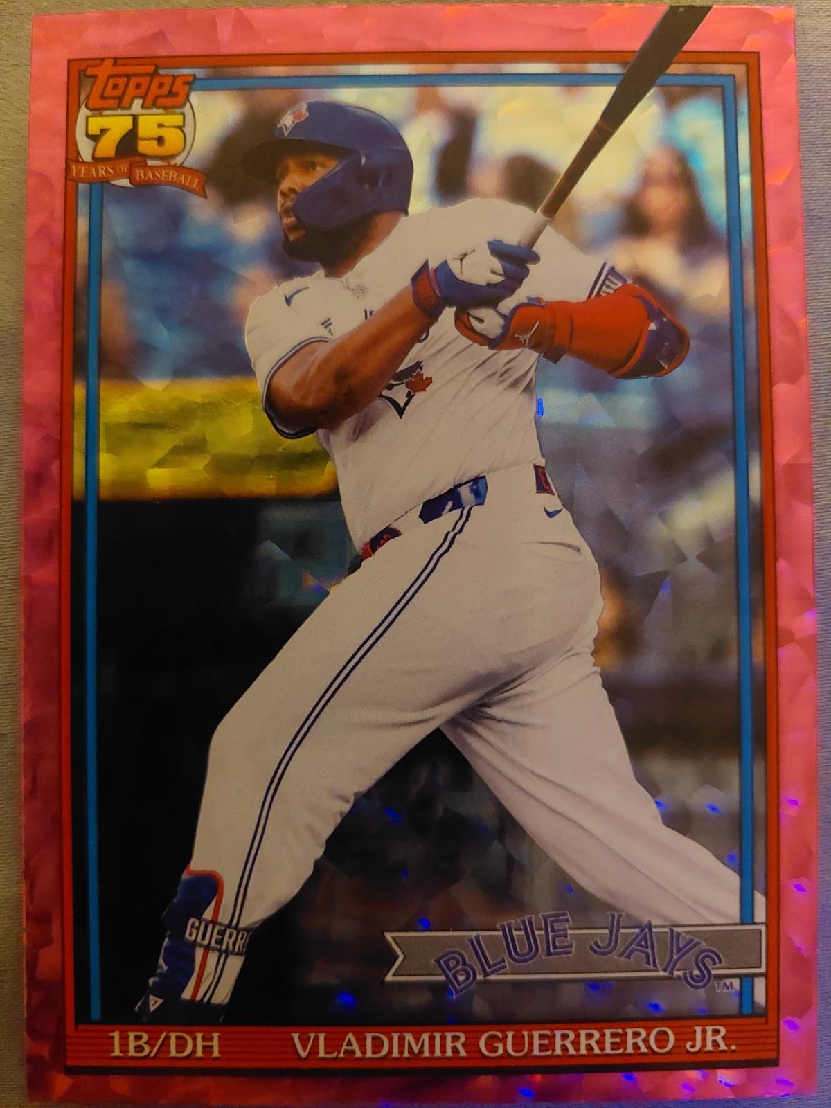 Vladimir Guerrero Jr. [Pink Crackleboard Foil] #T91-9