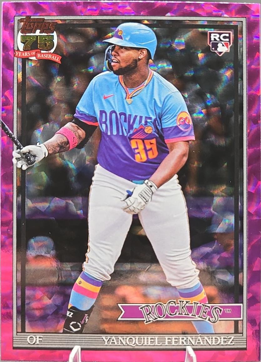 Yanquiel Fernandez [Pink Crackleboard Foil] #T91-61