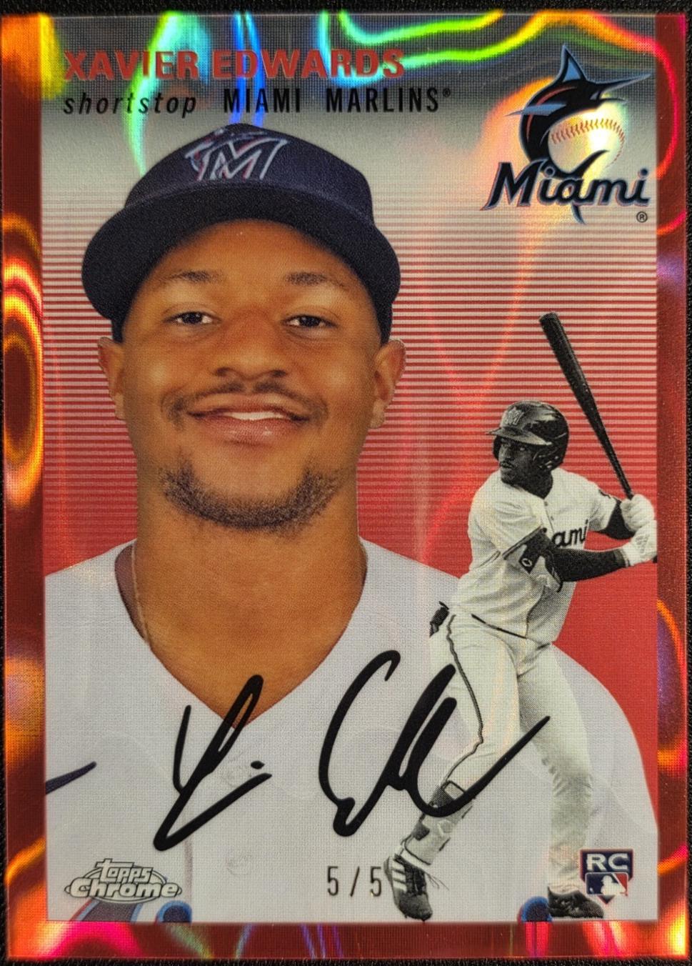 Xavier Edwards [Red Lava Refractor] #149
