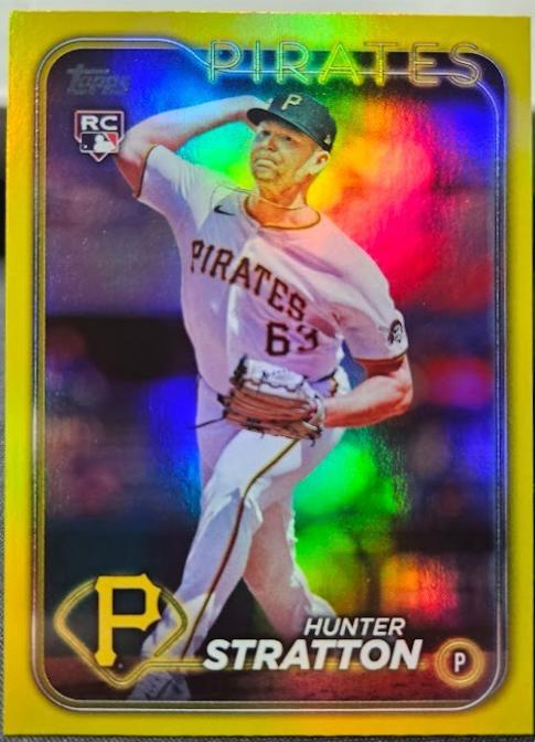 Hunter Stratton [Yellow Rainbow Foil] #US348