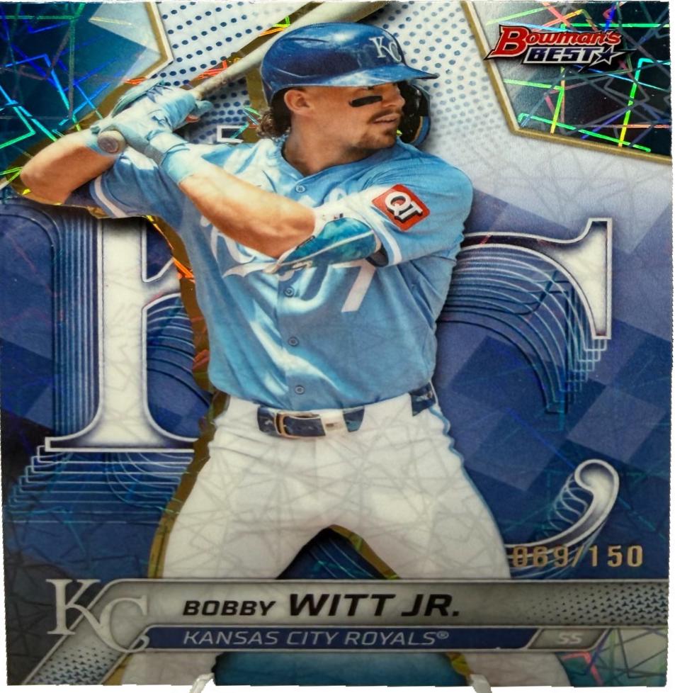 Bobby Witt Jr. [Blue Lazer Refractor] #69