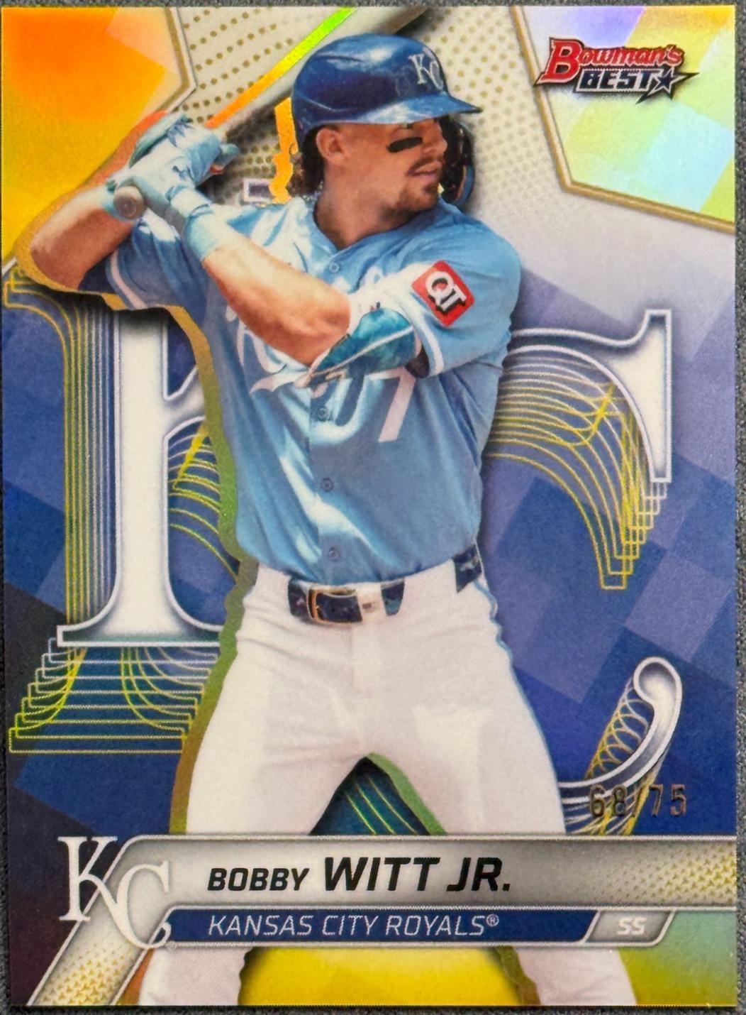 Bobby Witt Jr. [Yellow Refractor] #69