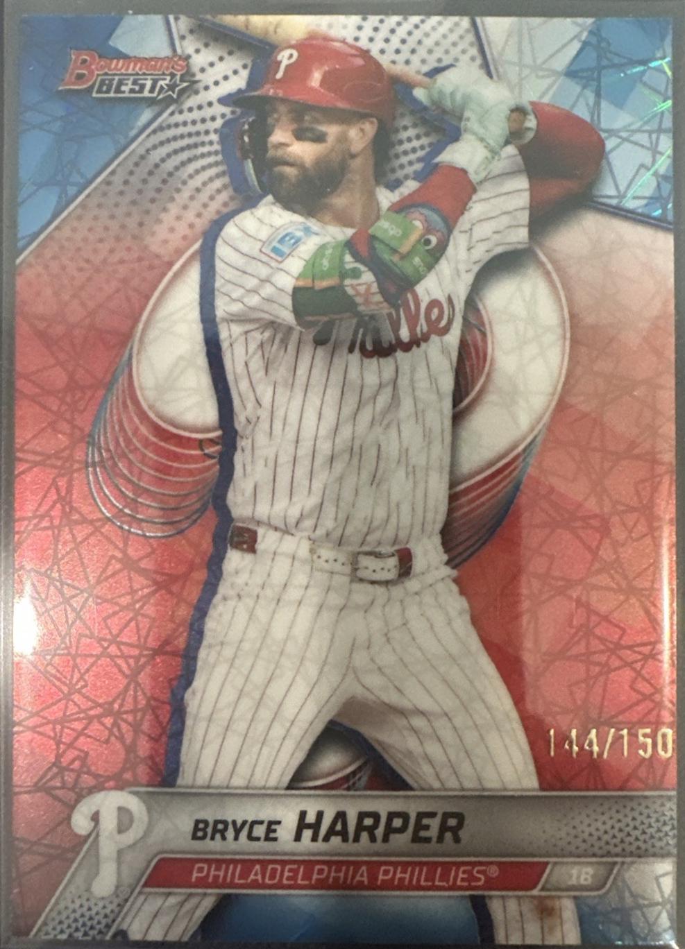 Bryce Harper [Blue Lazer Refractor] #65