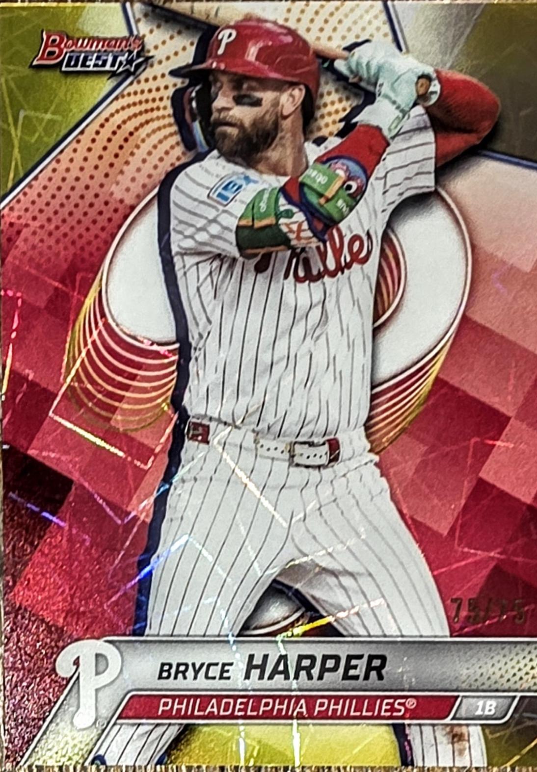 Bryce Harper [Yellow Refractor] #65