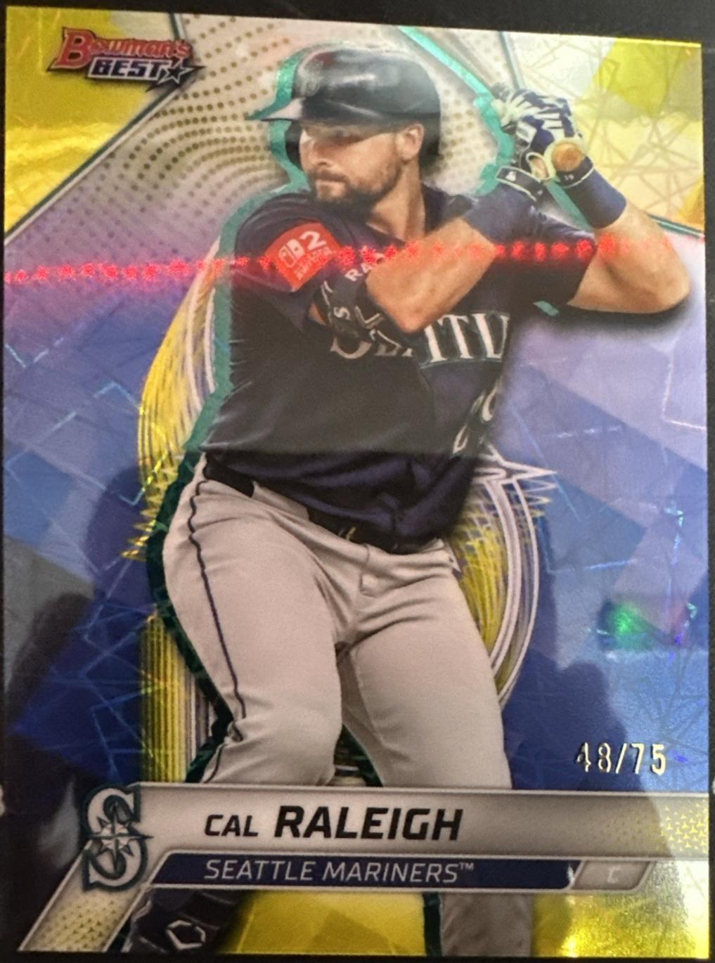 Cal Raleigh [Yellow Refractor] #55