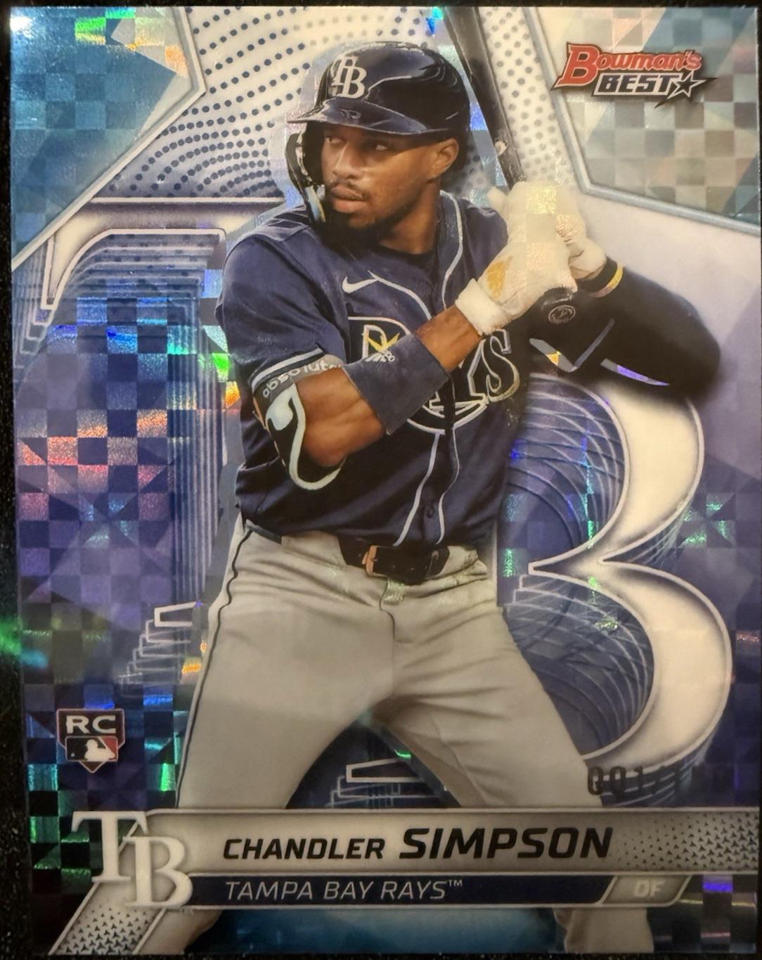 Chandler Simpson [Blue X-Fractor] #66