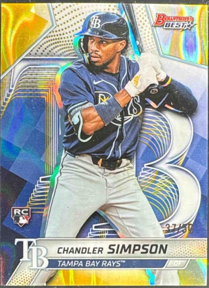 Chandler Simpson [Gold Lava Refractor] #66