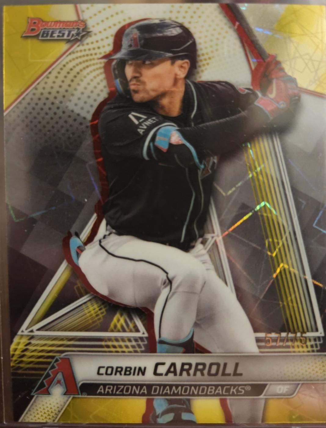 Corbin Carroll [Yellow Lazer Refractor] #8
