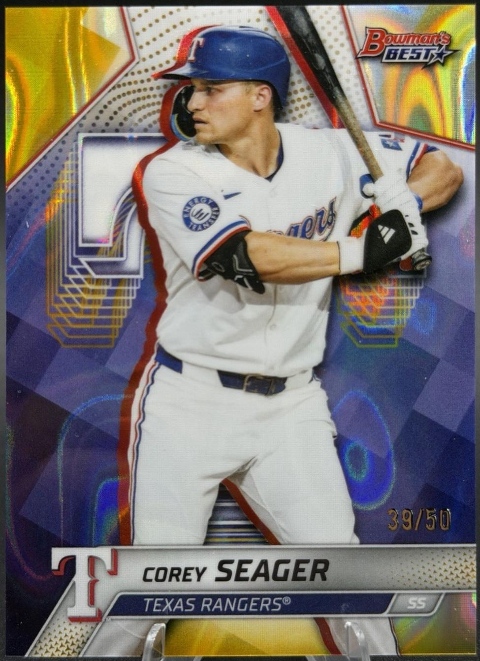 Corey Seager [Gold Lava Refractor] #1