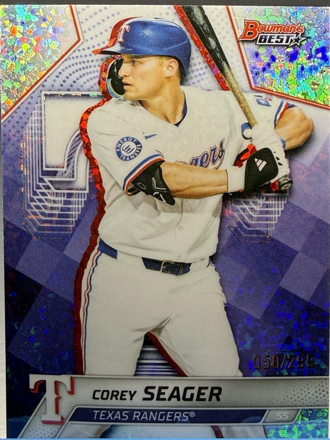 Corey Seager [Mini-Diamond Refractor] #1