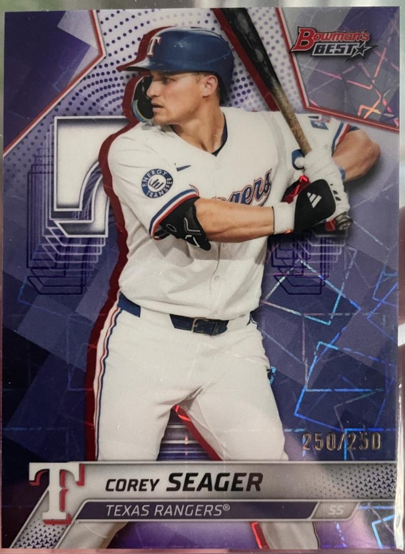 Corey Seager [Purple Lazer Refractor] #1