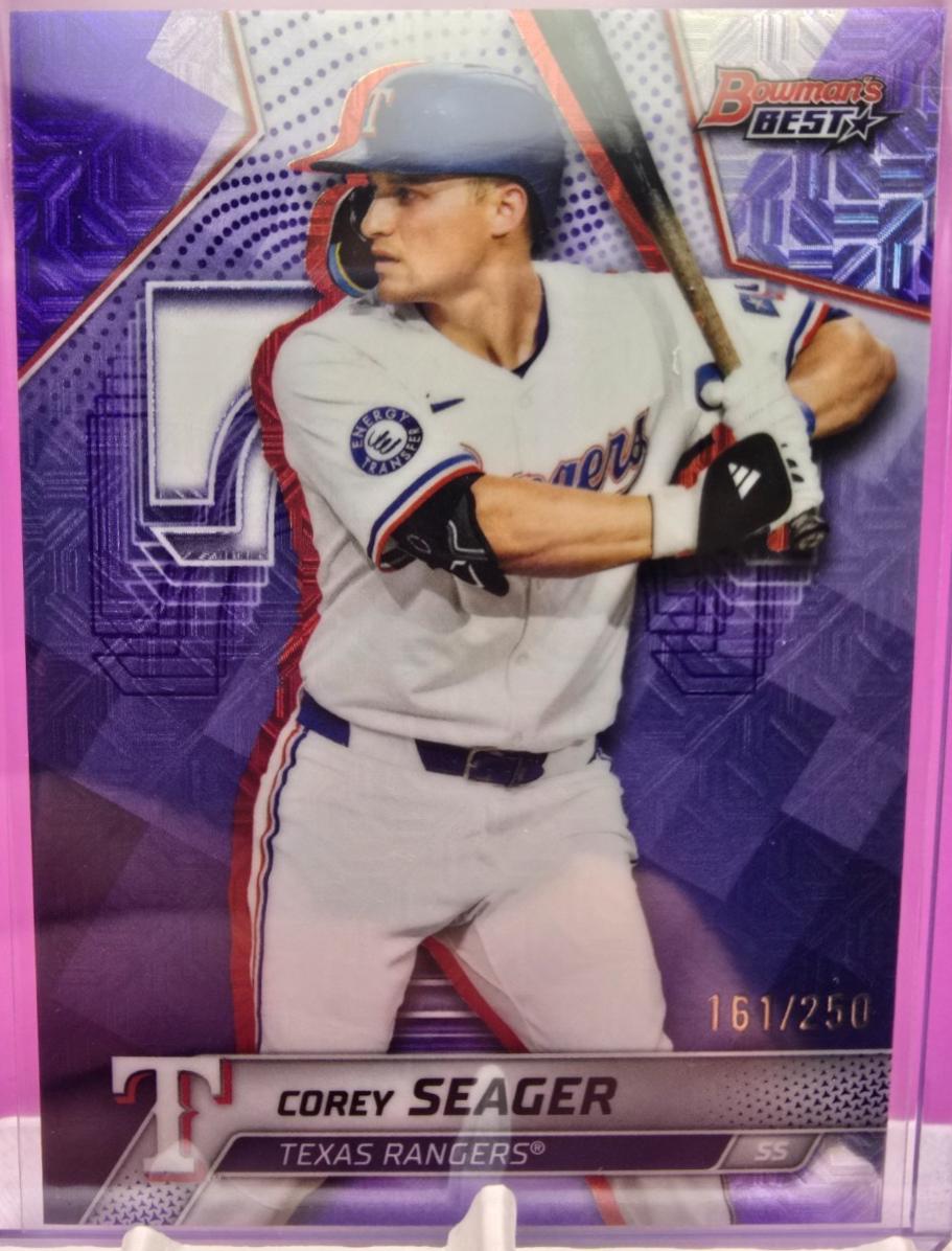 Corey Seager [Purple Mojo Refractor] #1