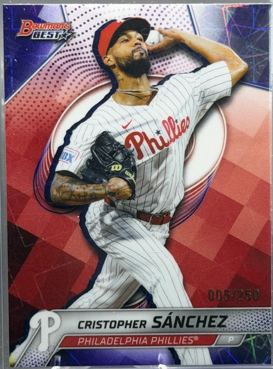 Cristopher Sanchez [Purple Lazer Refractor] #67