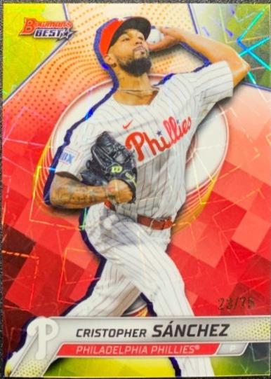 Cristopher Sanchez [Yellow Lazer Refractor] #67