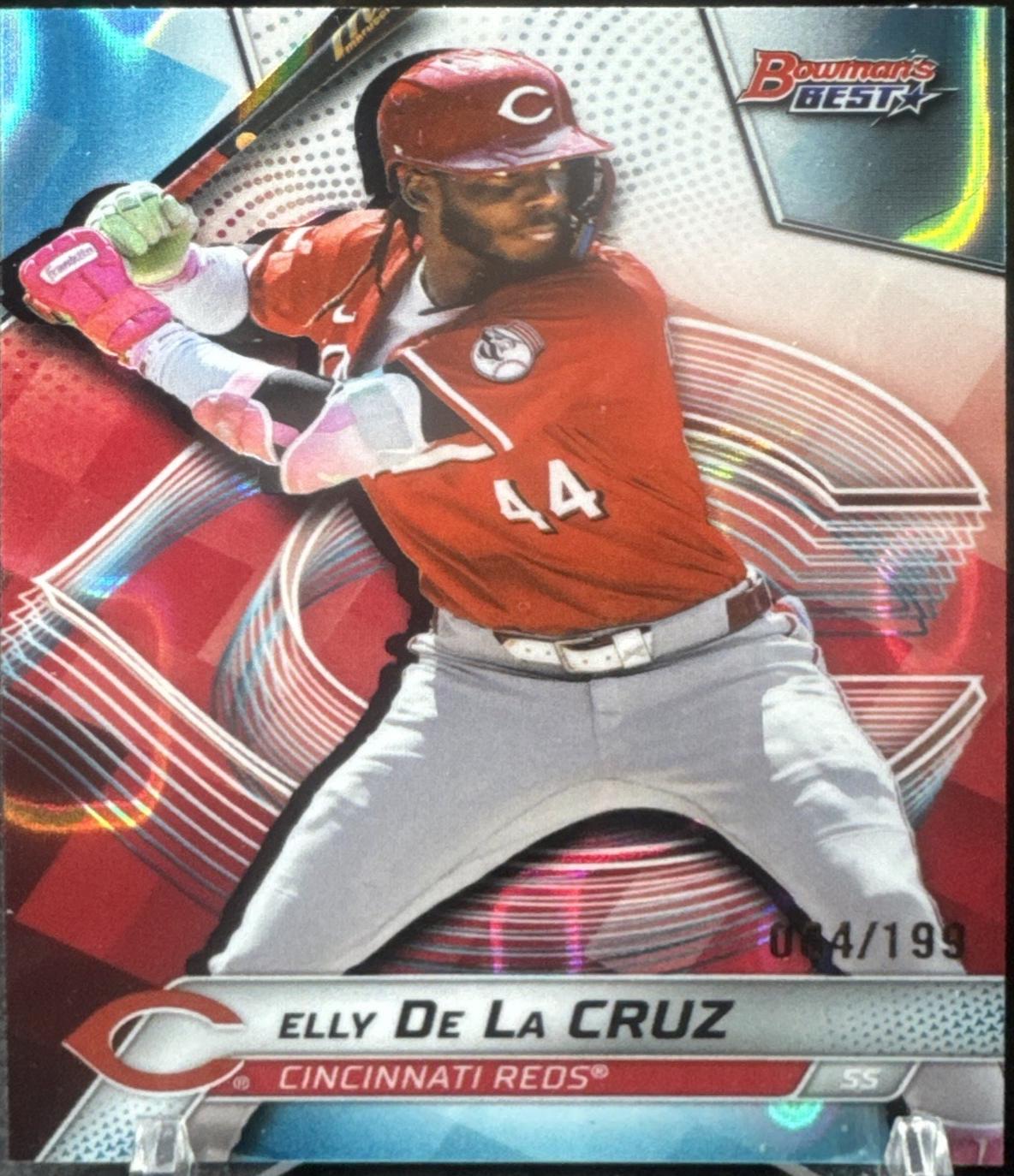 Elly De La Cruz [Aqua Lava Refractor] #37