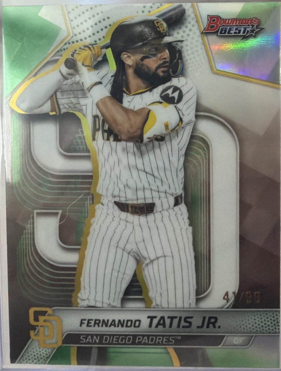 Fernando Tatis Jr. [Green Refractor] #54