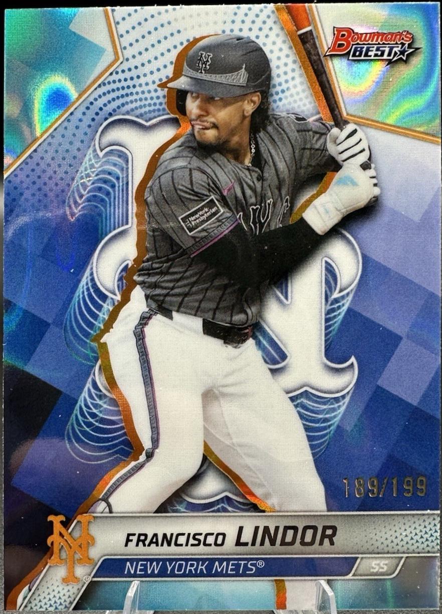 Francisco Lindor [Aqua Refractor] #58