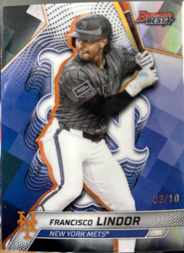 Francisco Lindor [Black Refractor] #58