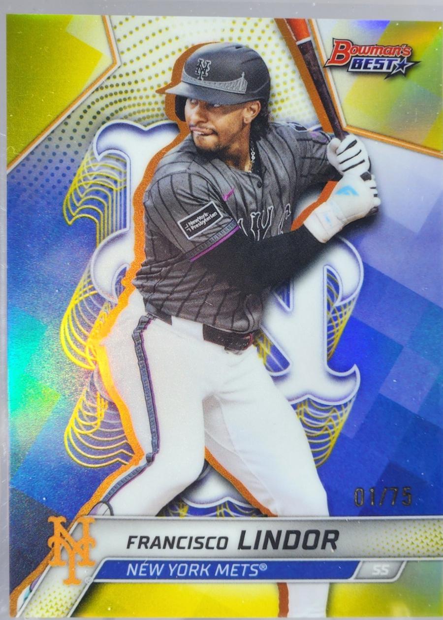 Francisco Lindor [Yellow Refractor] #58