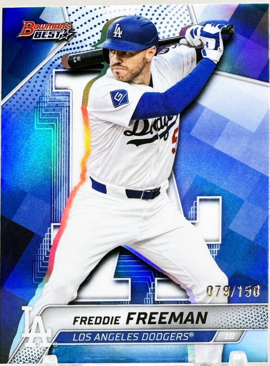 Freddie Freeman [Blue Refractor] #52