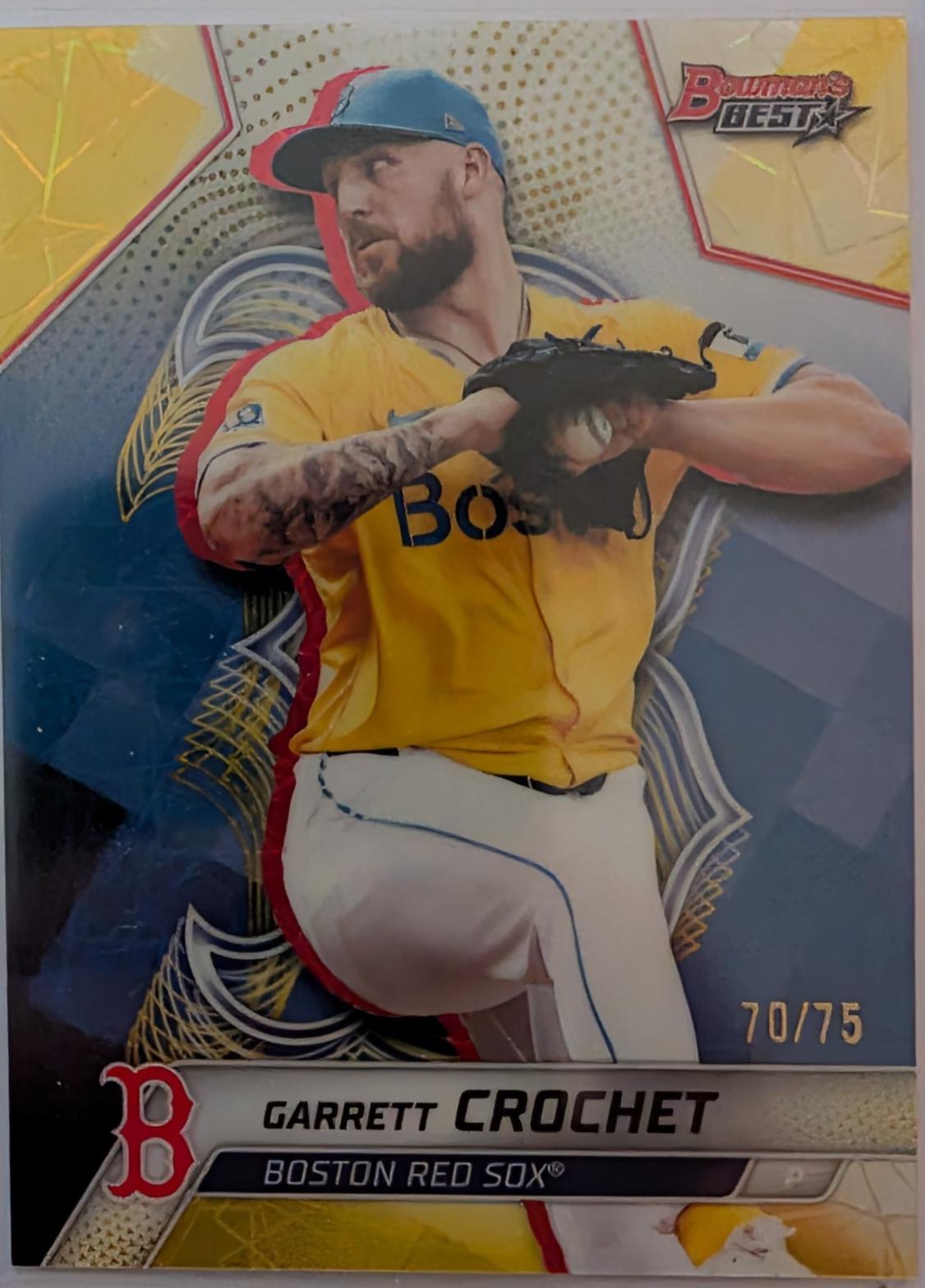 Garrett Crochet [Yellow Lazer Refractor] #3