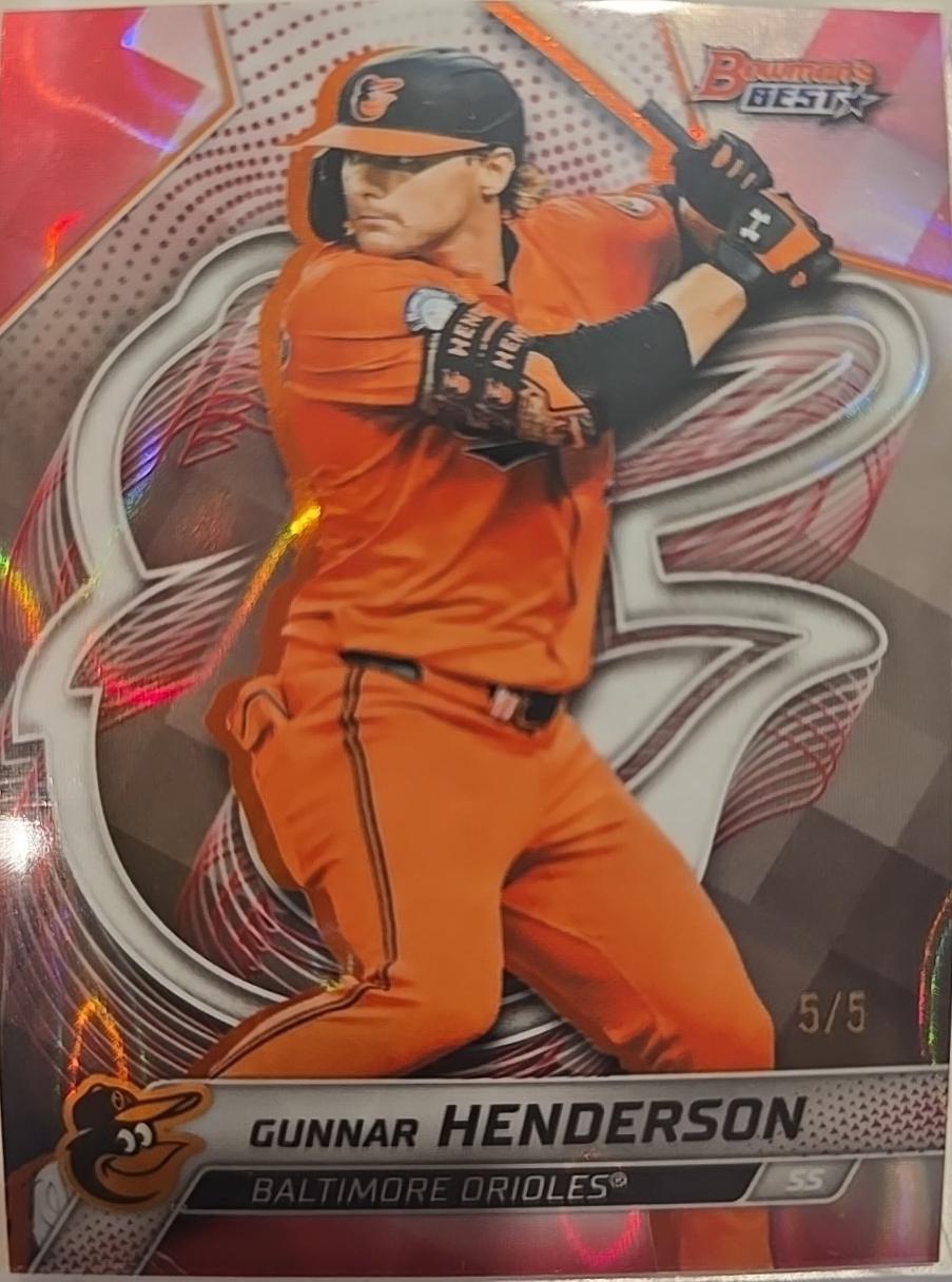 Gunnar Henderson [Red Lava Refractor] #36
