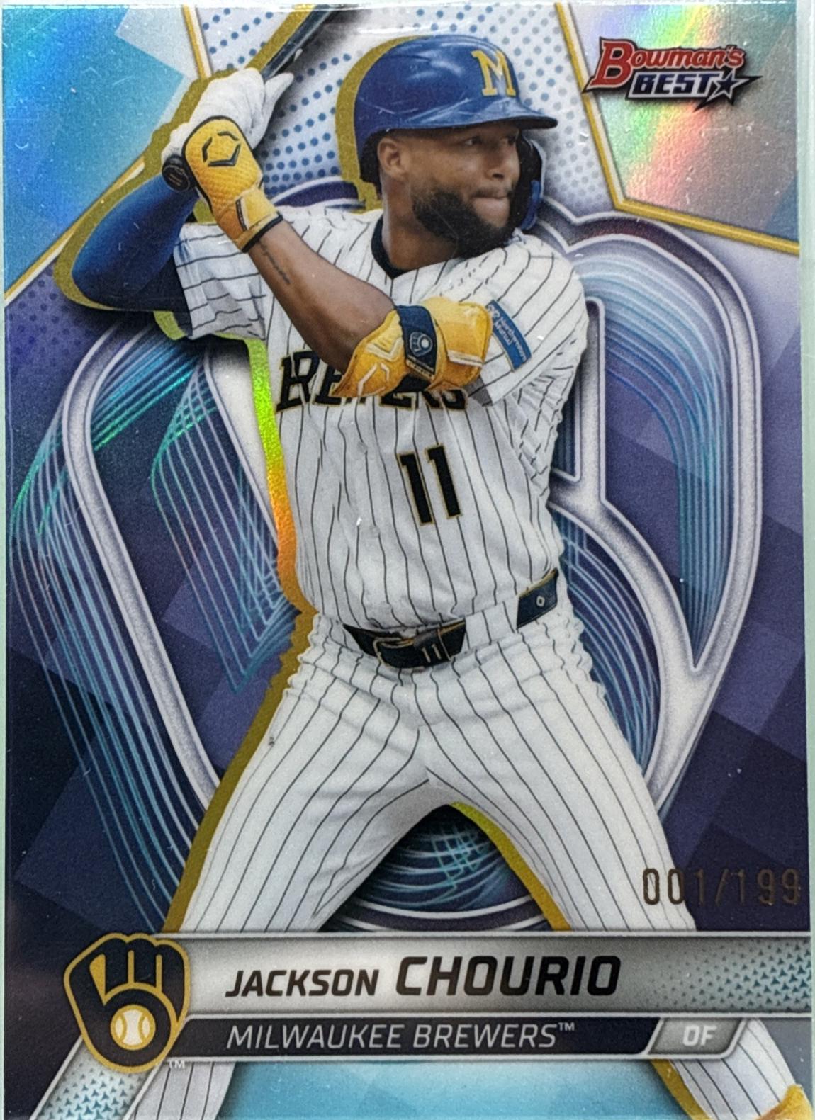 Jackson Chourio [Aqua Refractor] #10