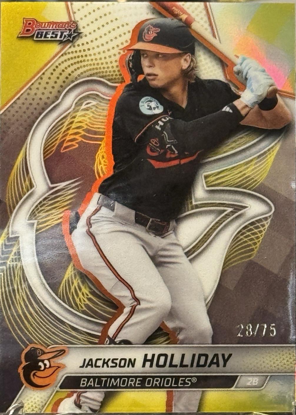 Jackson Holliday [Yellow Refractor] #32