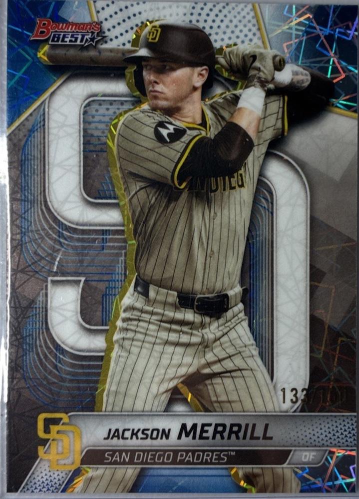 Jackson Merrill [Blue Lazer Refractor] #17