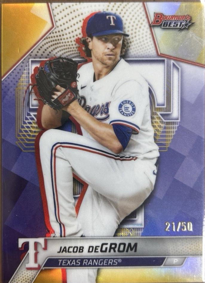 Jacob deGrom [Gold Refractor] #57