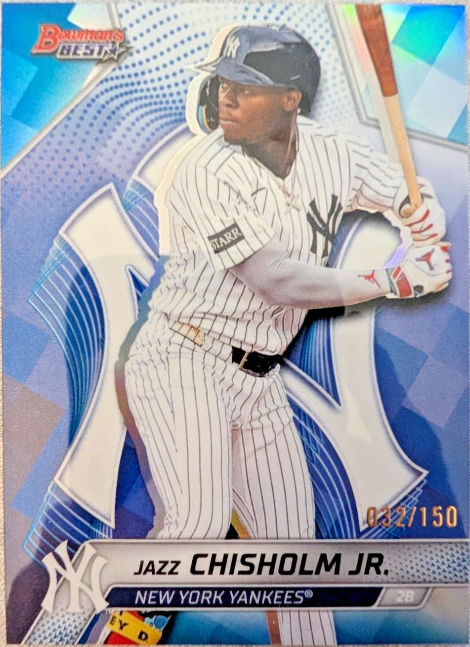 Jazz Chisholm Jr. [Blue Refractor] #28