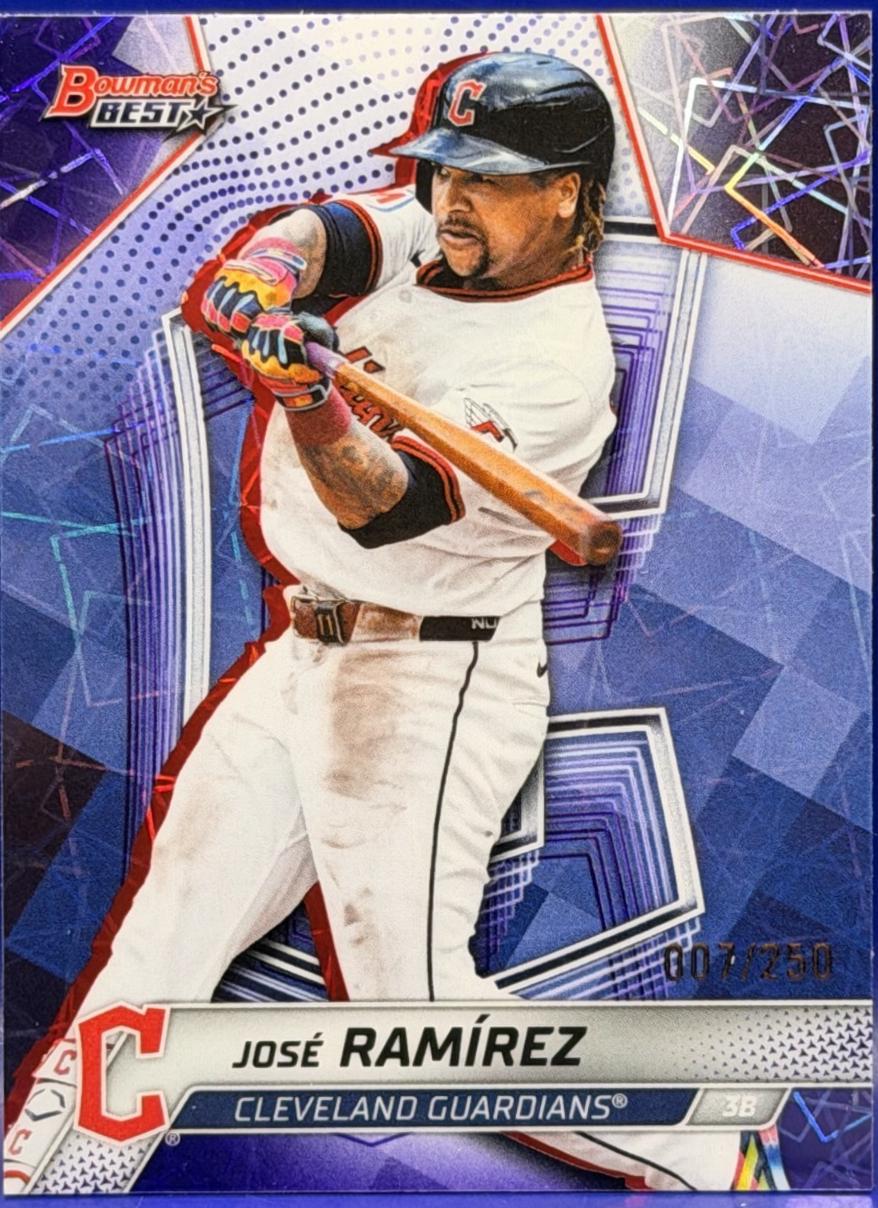 Jose Ramirez [Purple Lazer Refractor] #14