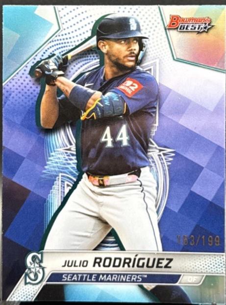 Julio Rodriguez [Aqua Refractor] #49