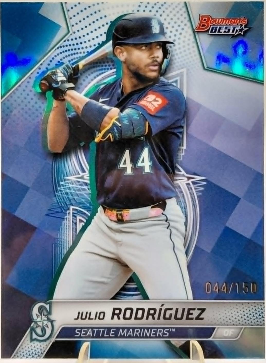 Julio Rodriguez [Blue Refractor] #49