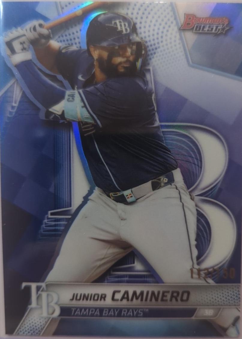 Junior Caminero [Blue Refractor] #53