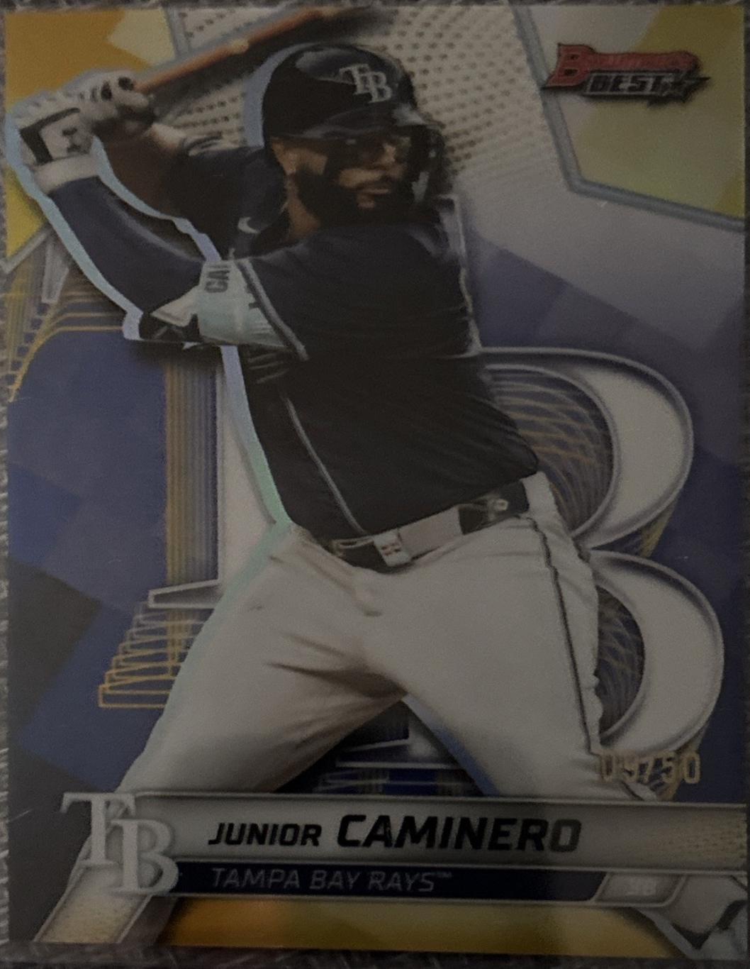 Junior Caminero [Gold Refractor] #53