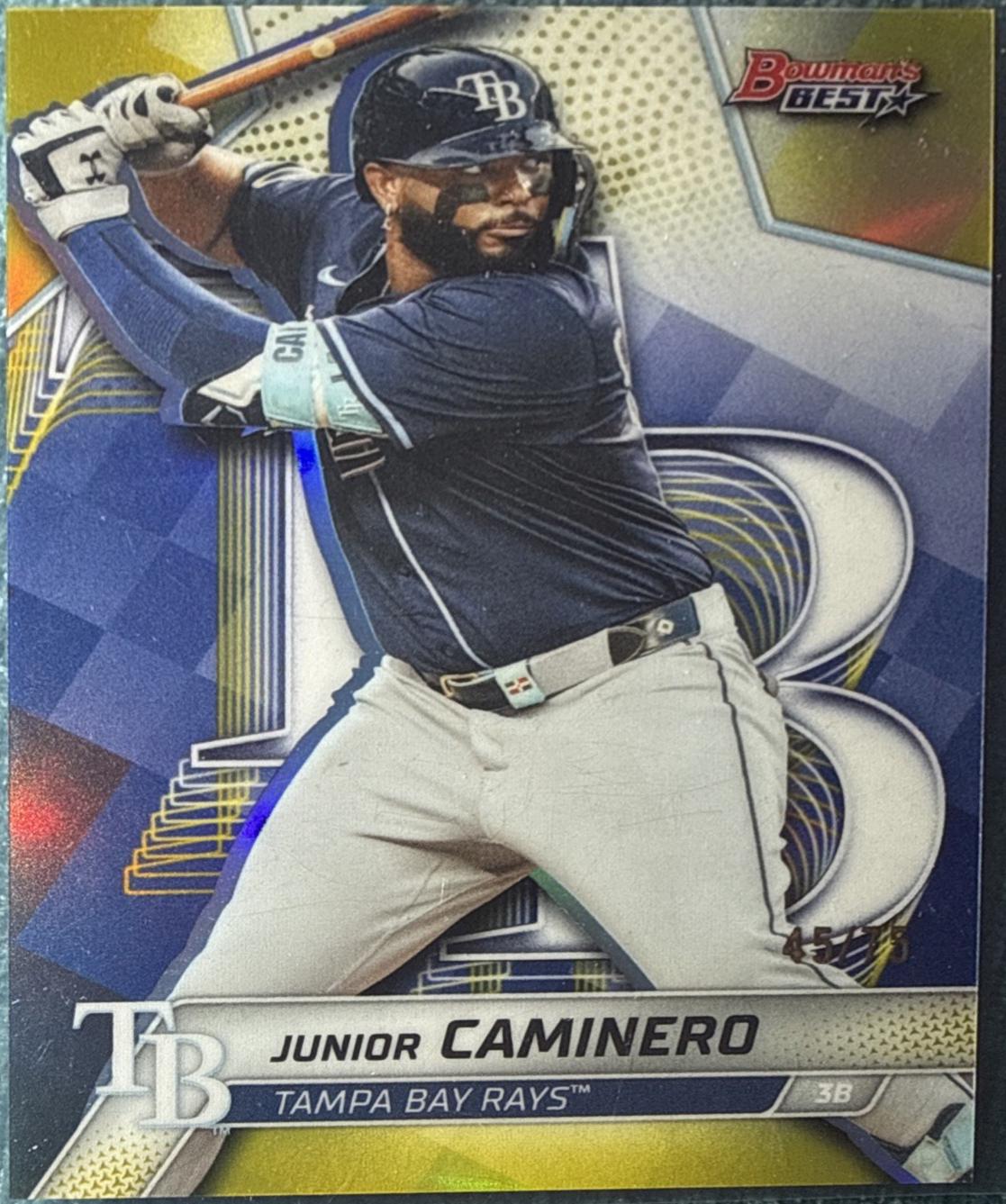Junior Caminero [Yellow Refractor] #53