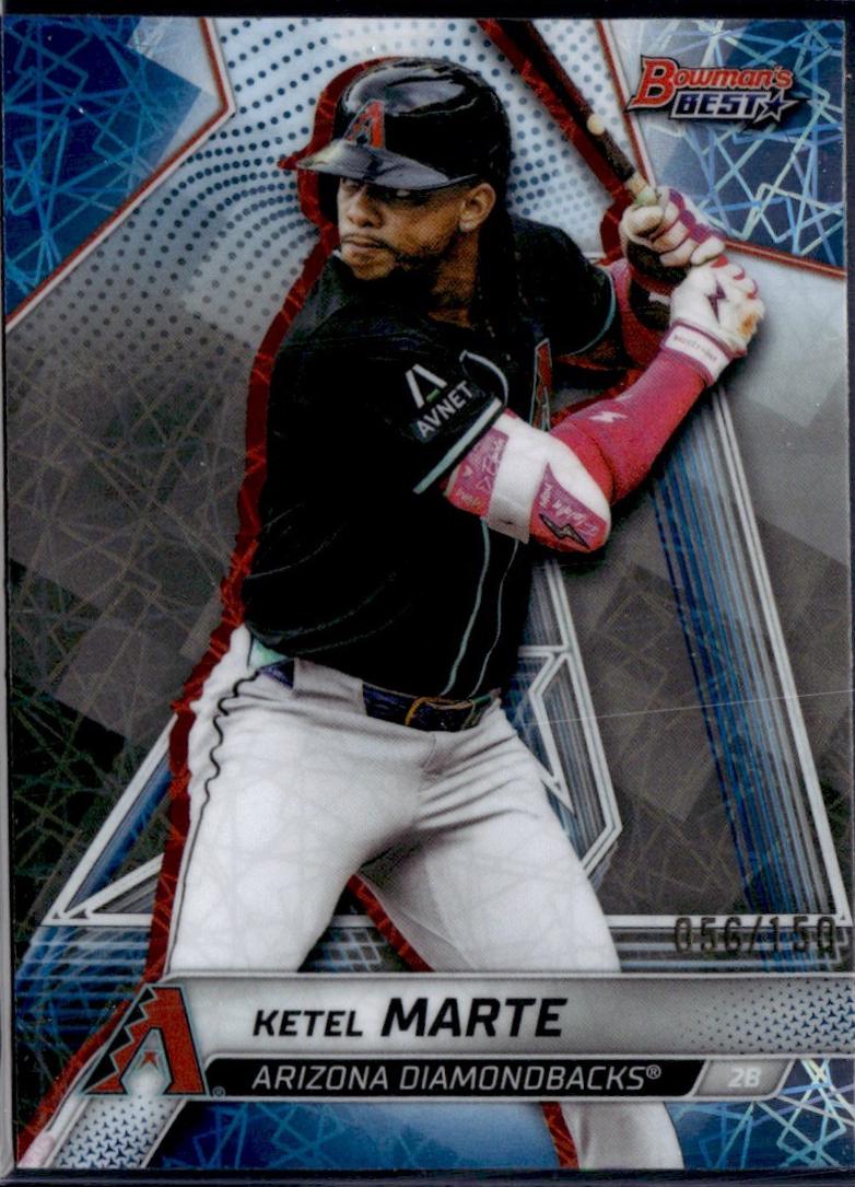 Ketel Marte [Blue Lazer Refractor] #62