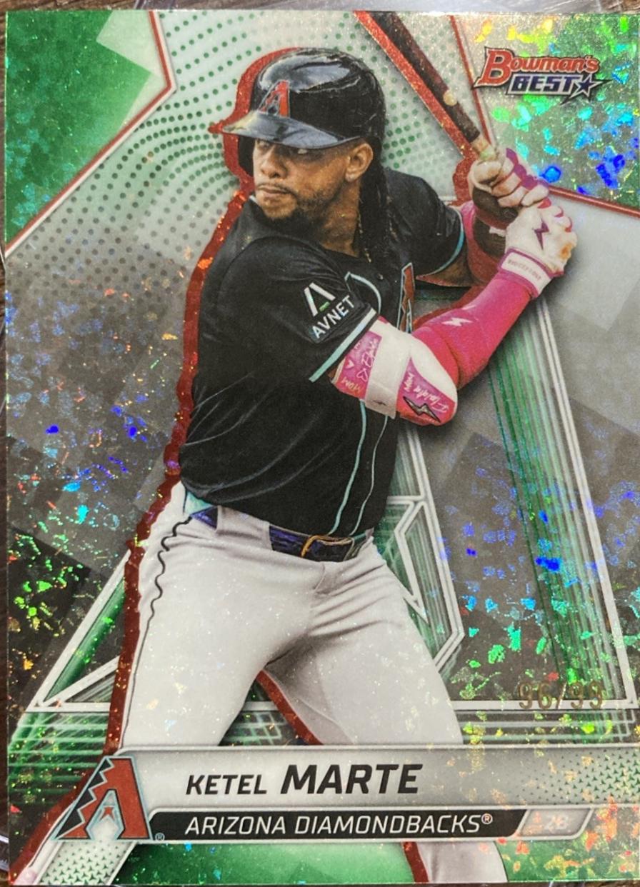 Ketel Marte [Green Mini-Diamond Refractor] #62